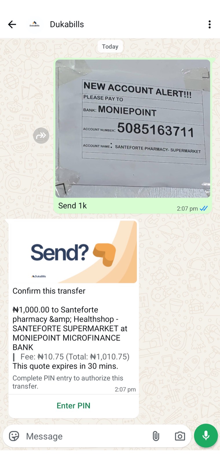 Instant Money Transfers